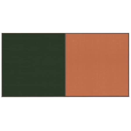 United Visual Products Enclosed Corkboard, 1 Door, 18"x24", 4" Fra UV3414-BLACK-BLACK